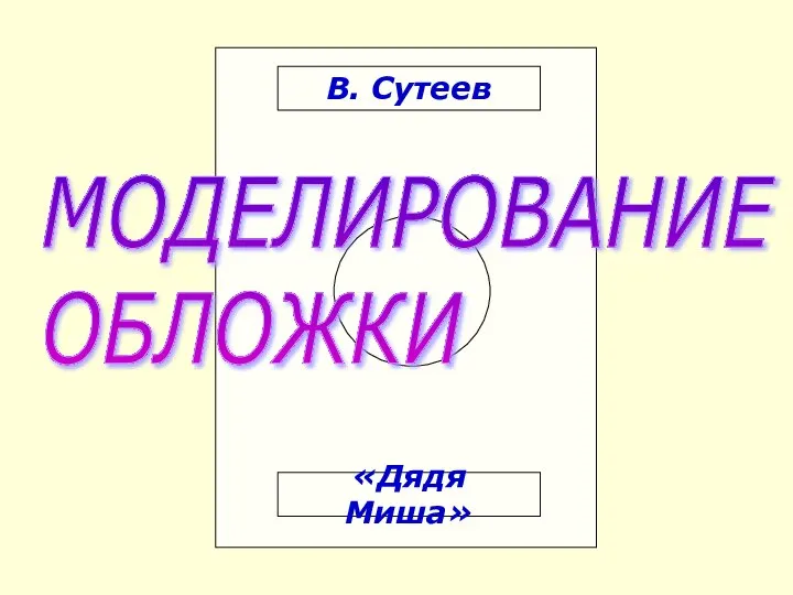 В. Сутеев «Дядя Миша» МОДЕЛИРОВАНИЕ ОБЛОЖКИ