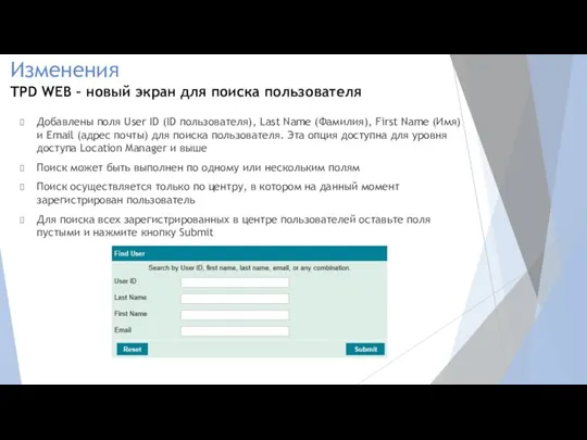 Добавлены поля User ID (ID пользователя), Last Name (Фамилия), First Name (Имя)