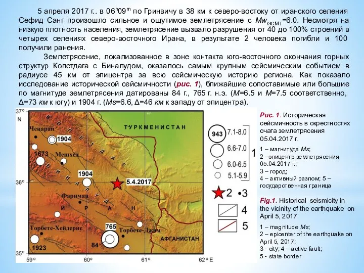 5 апреля 2017 г.. в 06h09m по Гринвичу в 38 км к