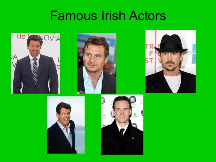 Famous Irish Actors