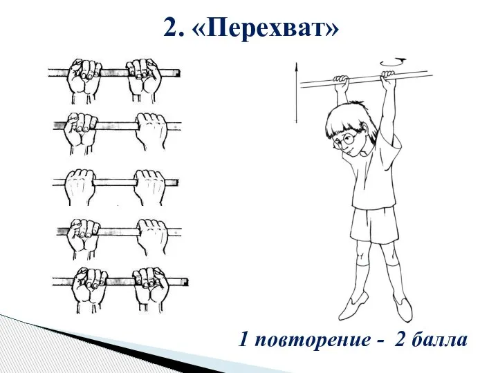 2. «Перехват» 1 повторение - 2 балла