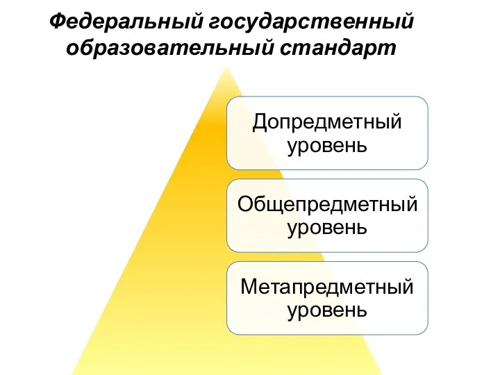 Федеральный государственный образовательный стандарт