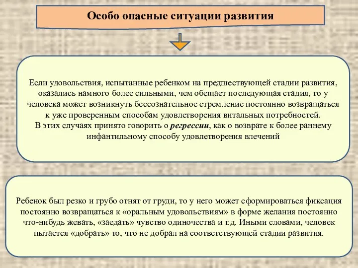 Ребенок был резко и грубо отнят от груди, то у него может