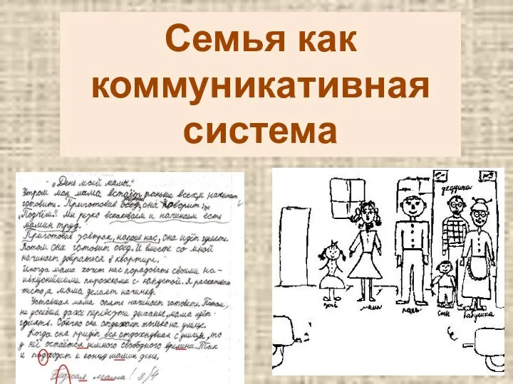 Семья как коммуникативная система