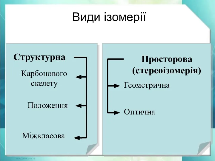 Види ізомерії