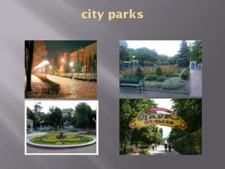 city parks