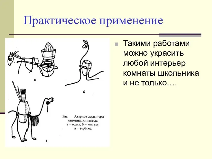 Практическое применение Такими работами можно украсить любой интерьер комнаты школьника и не только….