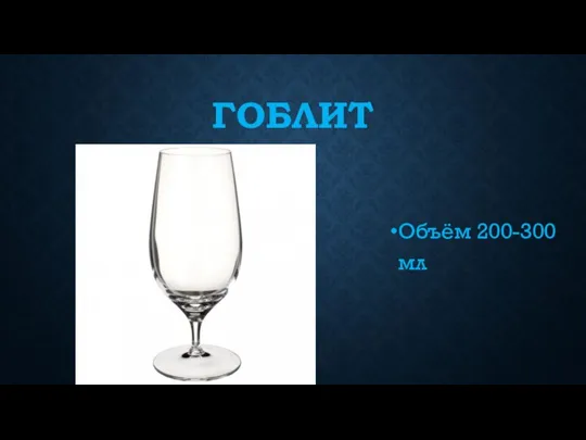 ГОБЛИТ Объём 200-300 мл