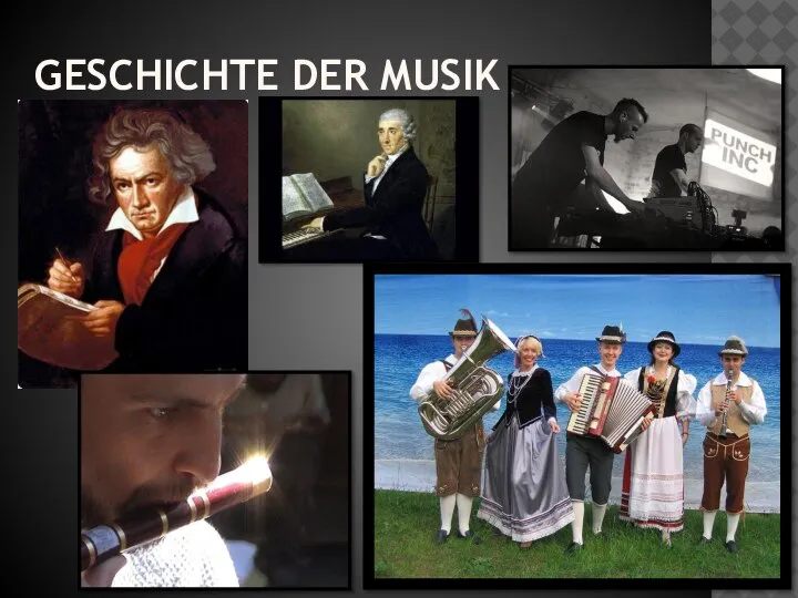 GESCHICHTE DER MUSIK