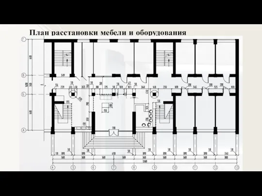 План расстановки мебели и оборудования