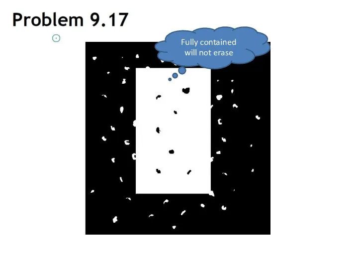 Fully contained will not erase