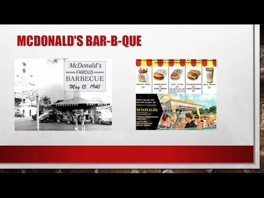 MCDONALD'S BAR-B-QUE