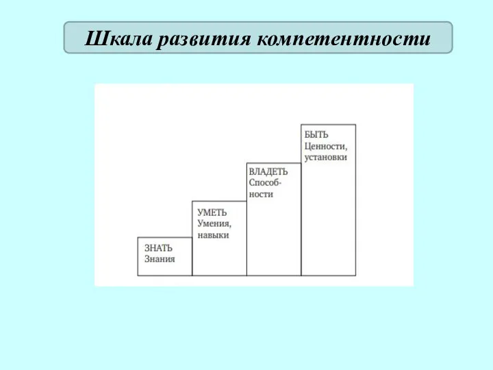 Шкала развития компетентности