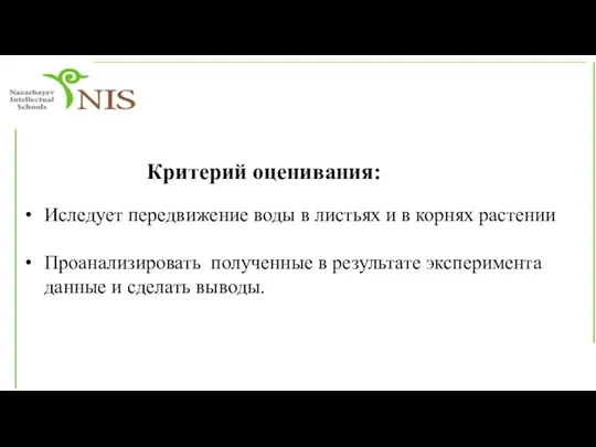 Иследует передвижение воды в листьях и в корнях растении Проанализировать полученные в