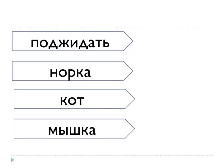 поджидать норка кот мышка