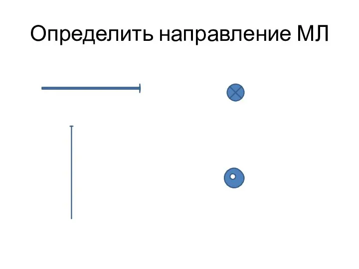 Определить направление МЛ