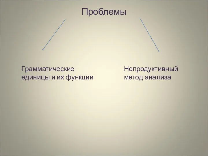 Проблемы