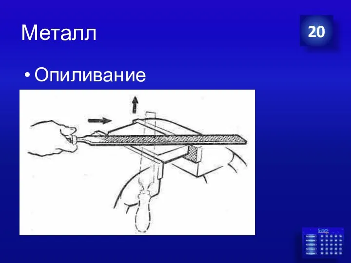 Металл Опиливание 20