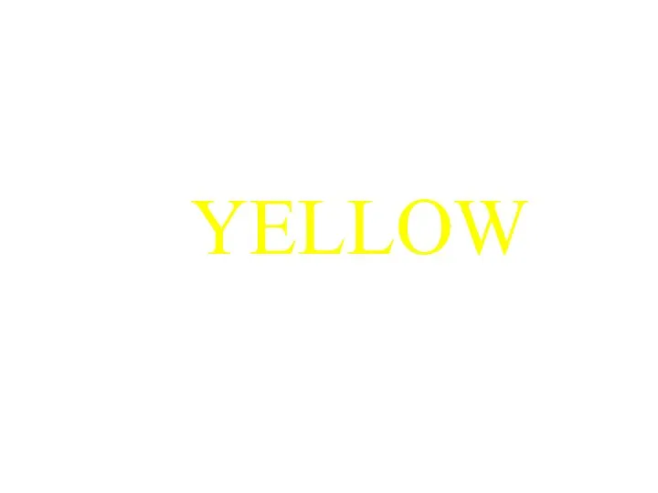 YELLOW