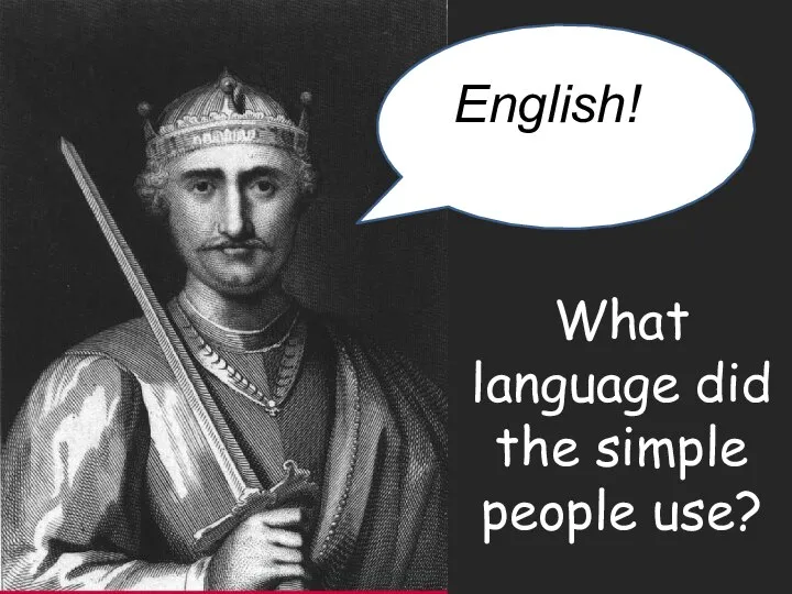 What language did the simple people use?