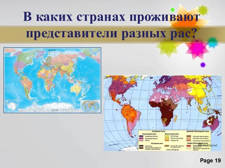 В каких странах проживают представители разных рас?