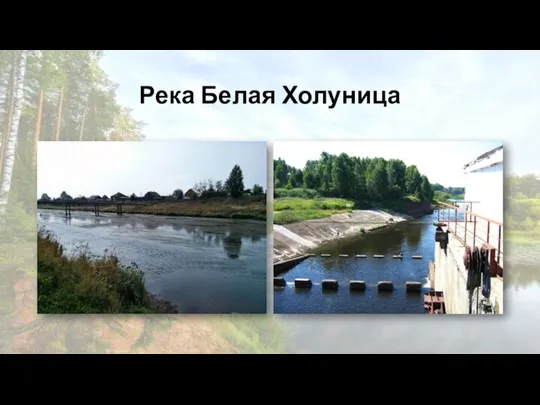 Река Белая Холуница