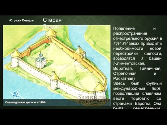 «Стражи Севера» Появление и распространение огнестрельного оружия в XIV–XV веках приводит к