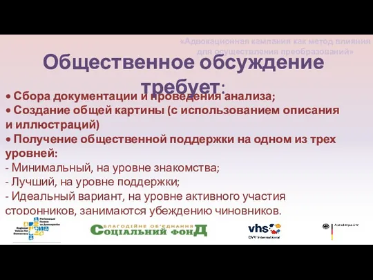 • Сбора документации и проведения анализа; • Создание общей картины (с использованием