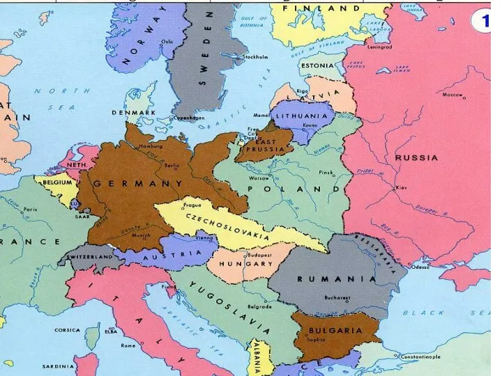 Европа 1914 года Европа 1914 года