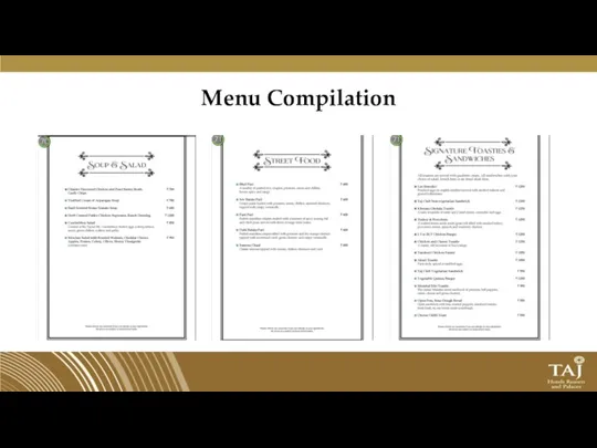 Menu Compilation