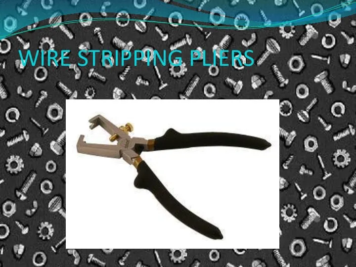 WIRE STRIPPING PLIERS