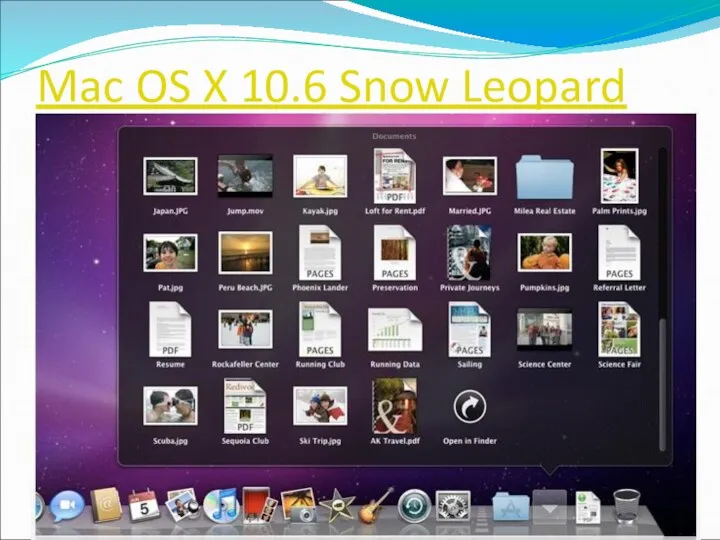 Mac OS X 10.6 Snow Leopard