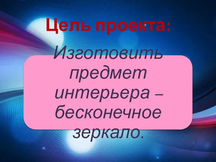 Цель проекта: