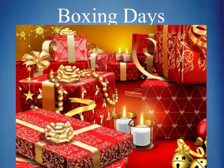 Boxing Days