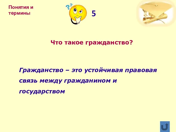 Что такое гражданство? Гражданство – это устойчивая правовая связь между гражданином и