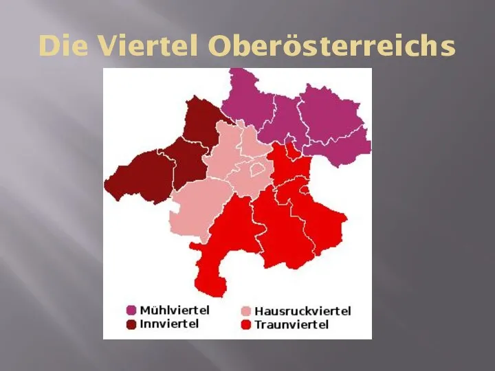 Die Viertel Oberösterreichs