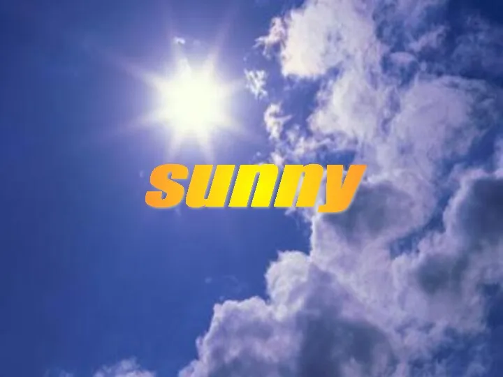 sunny