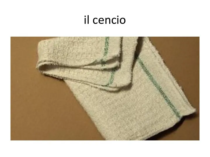 il cencio