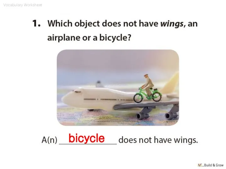 bicycle Vocabulary Worksheet Vocabulary Worksheet