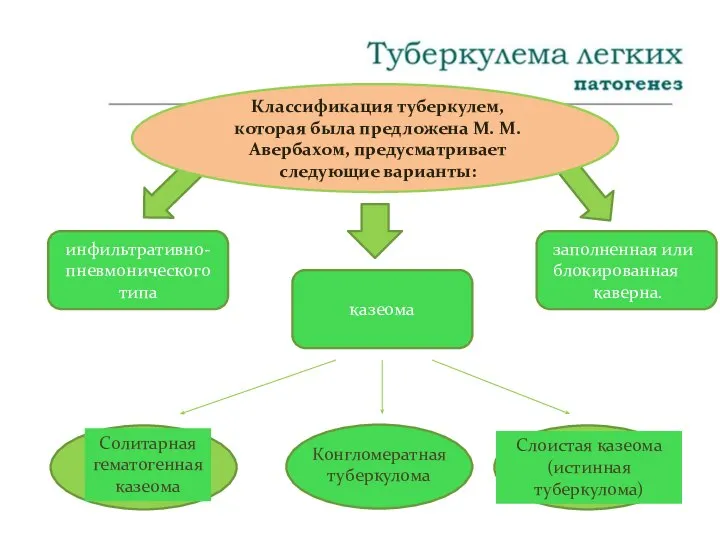 инфильтративно-пневмонического типа казеома заполненная или блокированная каверна. Солитарная гематогенная казеома Конгломератная туберкулома