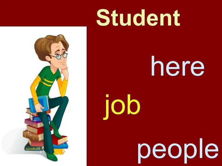 here Student job people