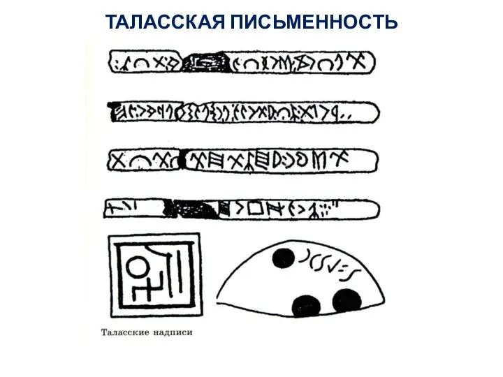 ТАЛАССКАЯ ПИСЬМЕННОСТЬ