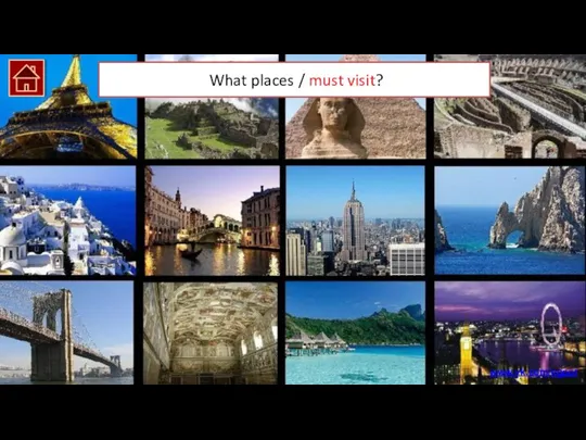 What places must be visited? What places / must visit? www.vk.com/egppt