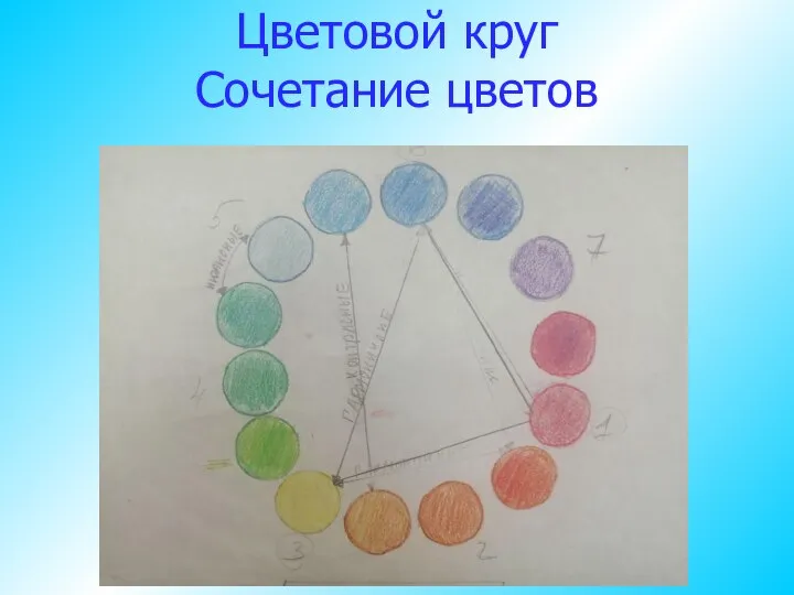Цветовой круг Сочетание цветов