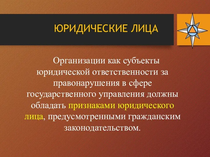 Организации как субъекты юридической ответственности за правонарушения в сфере государственного управления должны