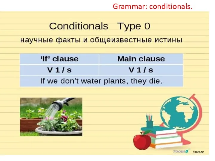 Grammar: conditionals.