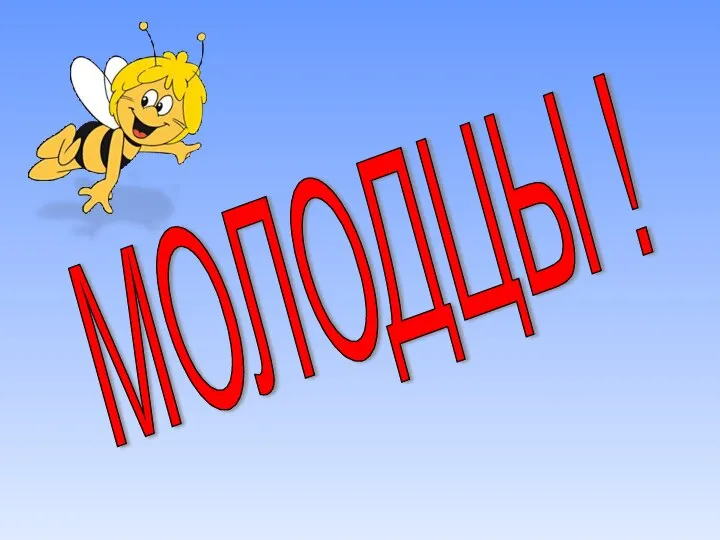 МОЛОДЦЫ !