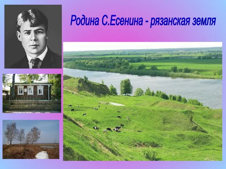 Родина С.Есенина - рязанская земля