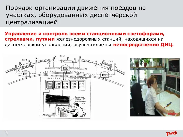 Порядок организации движения поездов на участках, оборудованных диспетчерской централизацией | Управление и