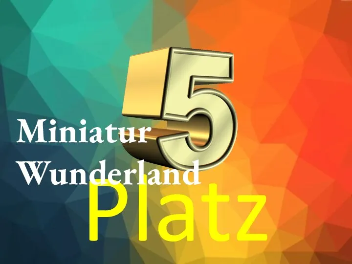 Platz Miniatur Wunderland